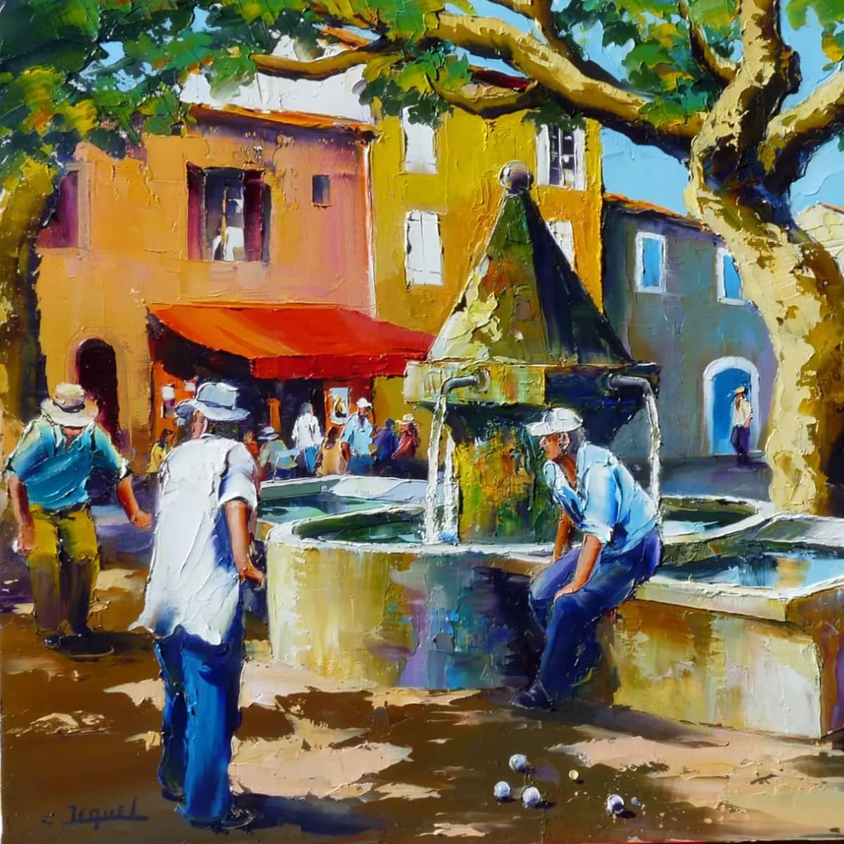 Atelier provençal baigné de lumière